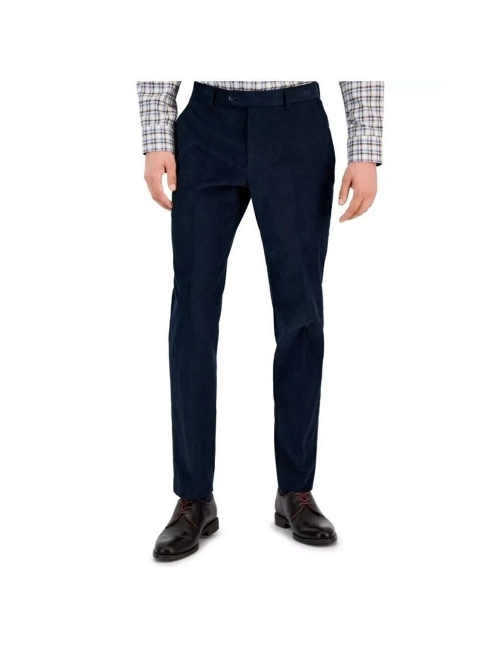 Tommy Hilfiger Drew Men's Navy Cotton Corduroy Pants Sz 42Wx30L